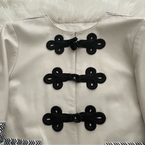 Nomadi Deluxe Artisan Leather Sequin Jacket XS New Boho  Sequins - Picture 10 of 14